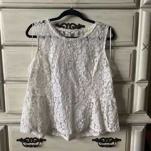 Lace tank top